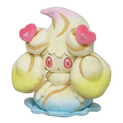 Authentic Pokemon plush Alcremie (Rainbow Swirl Heart) san-ei +/- 18cm